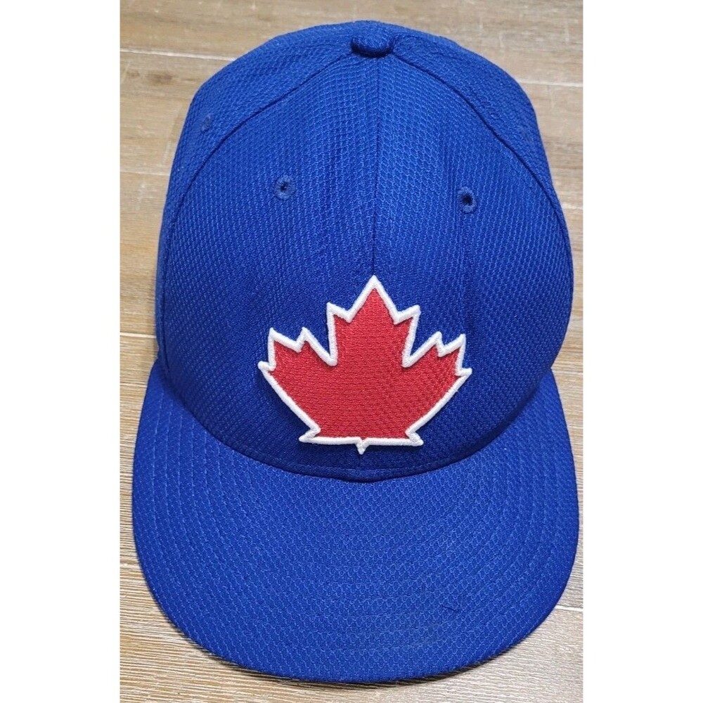 TORONTO BLUE JAYS New Era 59Fifty Fitted ALTERNATE Maple Leaf HAT Cap 7 1/2 Rare